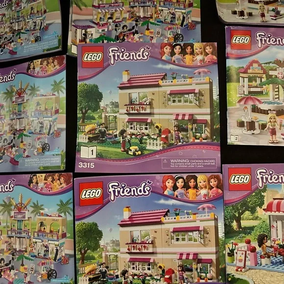 Huge LEGO FRIENDS Olivia Girls Legos Lot W/ Manuals 12 Sets Plus